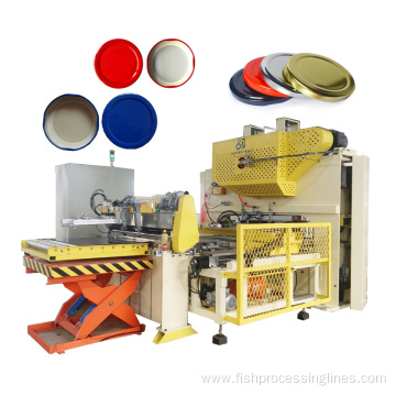 Glass Metal Cap Making Machine line